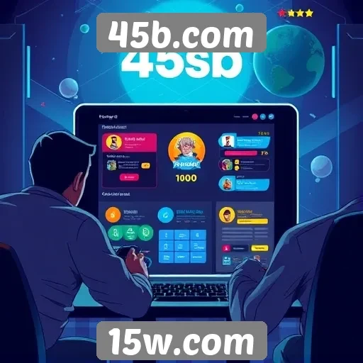 Análise da interface do usuário em 45b.com